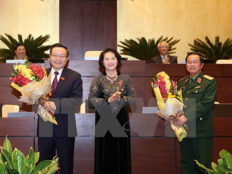 Ông Đỗ Bá Tỵ và Phùng Quốc Hiển trúng cử Phó Chủ tịch Quốc hội