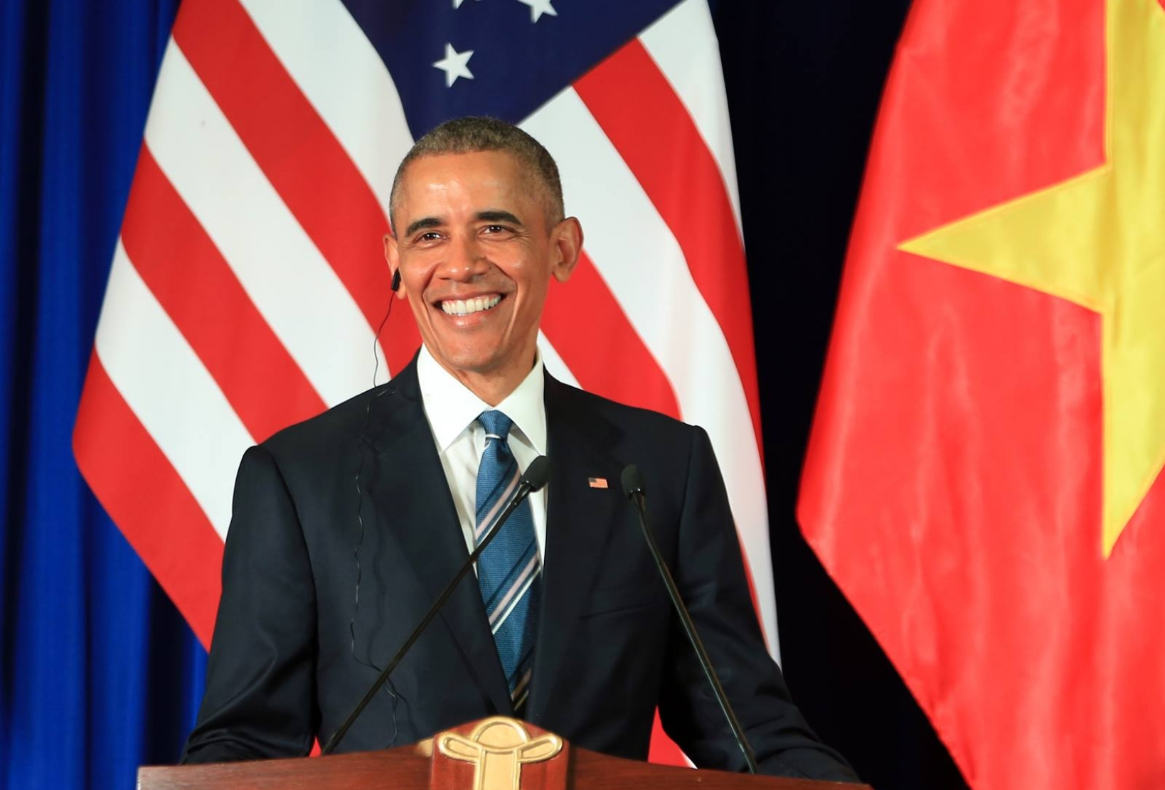 Toàn cảnh cuộc họp báo chung Việt Nam – Hoa Kỳ