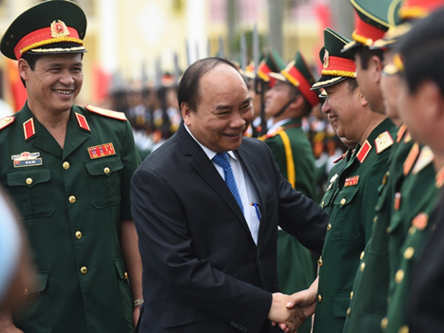 Thủ tướng thăm cán bộ, chiến sĩ Quân khu 3