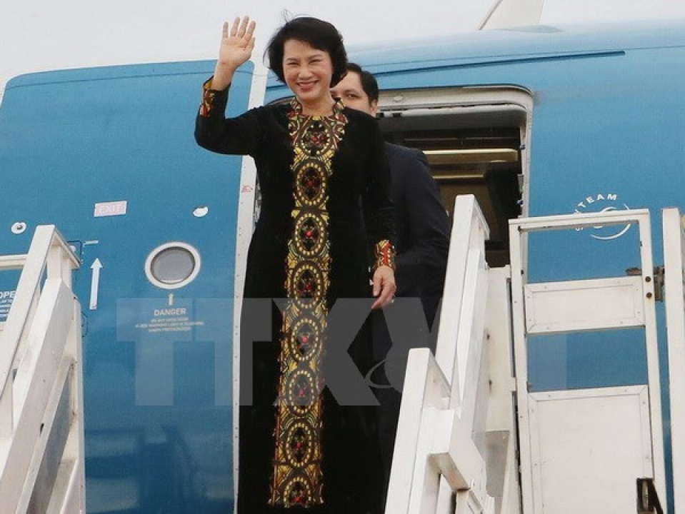 Chủ tịch Quốc hội kết thúc tốt đẹp chuyến thăm nước ngoài đầu tiên