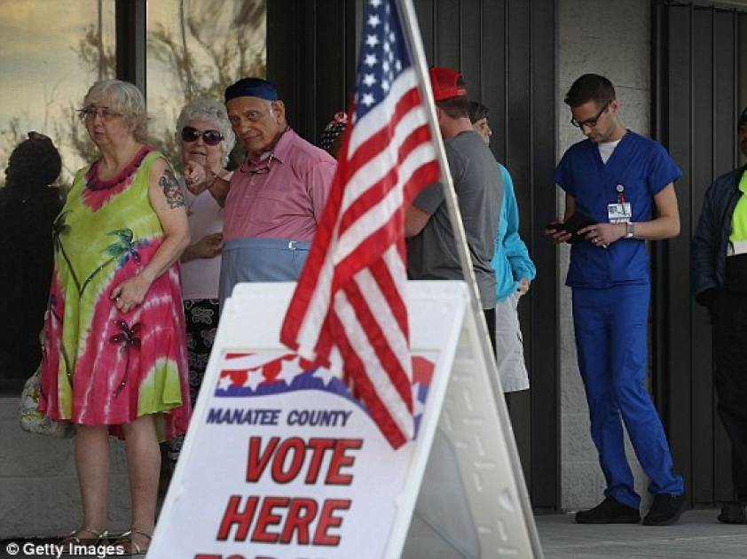 Hơn 21 triệu người Mỹ đã bầu xong tổng thống