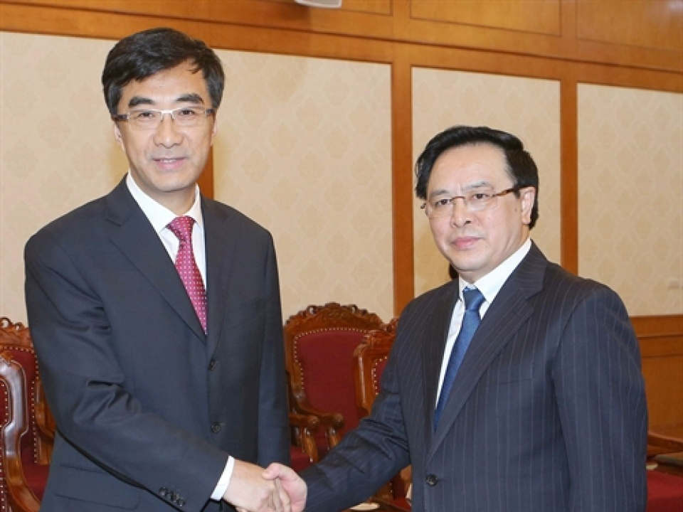 Trưởng Ban Đối ngoại TW tiếp Đoàn đại biểu thanh niên Trung Quốc