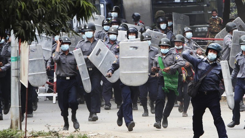 Pháp, Mỹ lên tiếng về biểu tình ở Myanmar