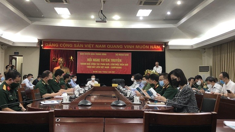 Gần 5.000 đại biểu tham dự Hội nghị trực tuyến về biên giới Việt Nam-Campuchia