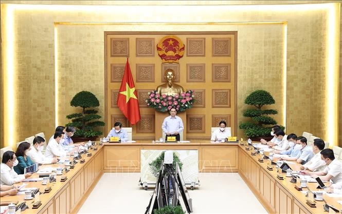 Thủ tướng cùng các doanh nghiệp tháo gỡ khó khăn trong bối cảnh dịch Covid-19 Thủ tướng cùng các doanh nghiệp tháo gỡ khó khăn trong bối cảnh dịch Covid-19