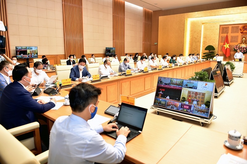 Thủ tướng cùng các doanh nghiệp tháo gỡ khó khăn trong bối cảnh dịch Covid-19 Thủ tướng cùng các doanh nghiệp tháo gỡ khó khăn trong bối cảnh dịch Covid-19