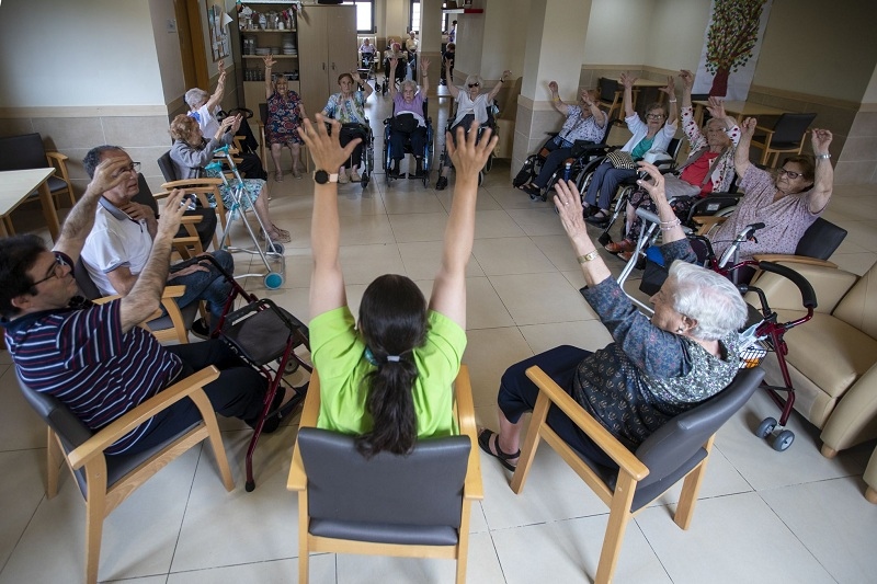 Một nhà dưỡng lão ở Barcelona. (Nguồn: Elpais) Một nhà dưỡng lão ở Barcelona. (Nguồn: Elpais)