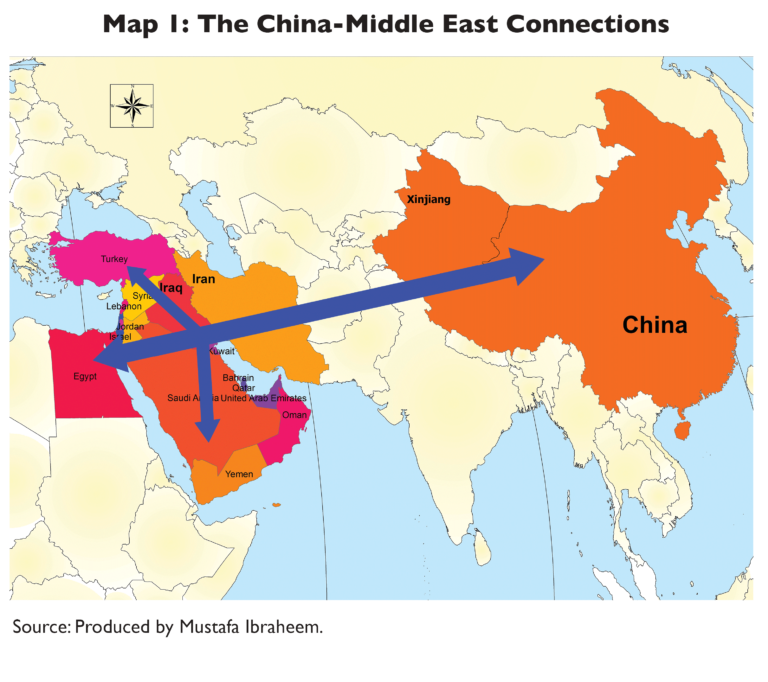 su noi len cua trung quoc o trung dong