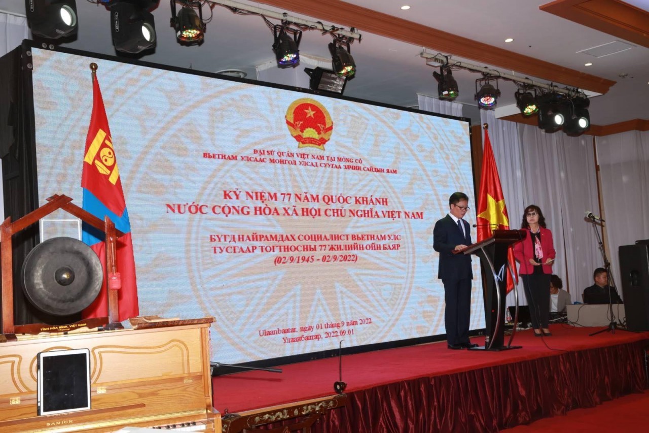 Đặc sắc lễ kỷ niệm 77 năm Quốc khánh Việt Nam tại Mông Cổ