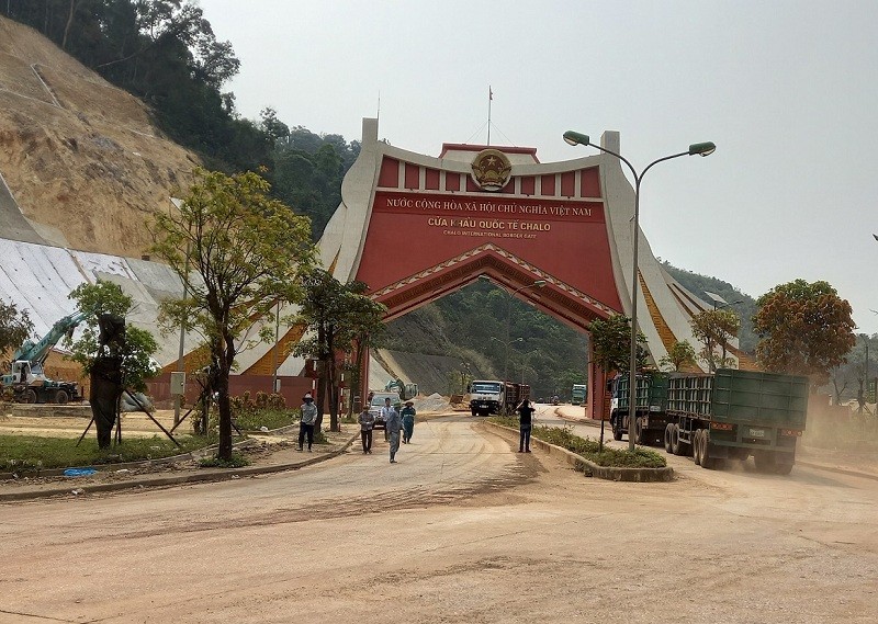 Cửa khẩu quốc tế Chalo (Quảng Bình). (Nguồn: Báo Dân tộc)