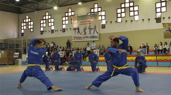 Một tiết mục biểu diễn của võ sinh Vovinam