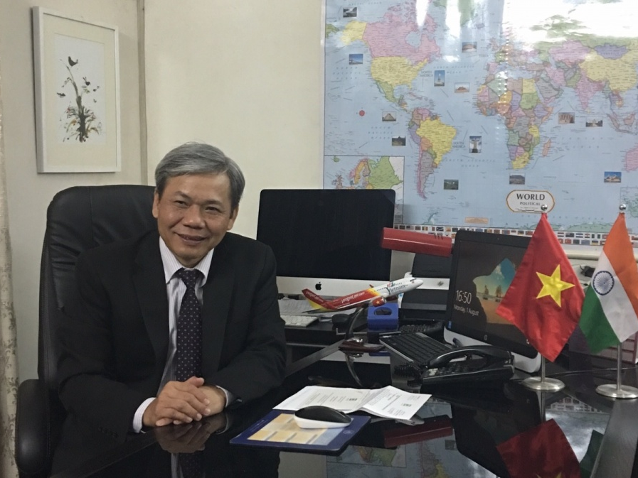 Công bố logo kỷ niệm 45 năm quan hệ ngoại giao Việt Nam - Ấn Độ