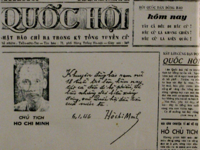 Những lá phiếu đầu tiên