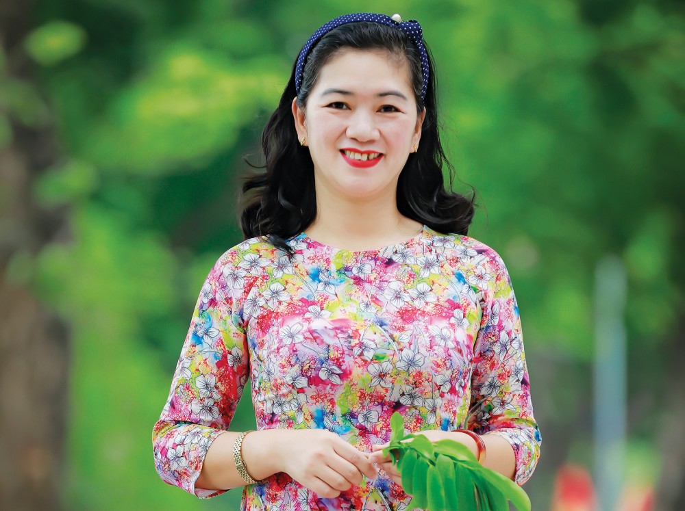 Chị Lê Quỳnh Hương.