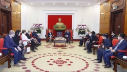 Thường trực Ban Bí thư Võ Văn Thưởng tiếp Phó Chủ tịch thứ nhất Quốc hội Hungary