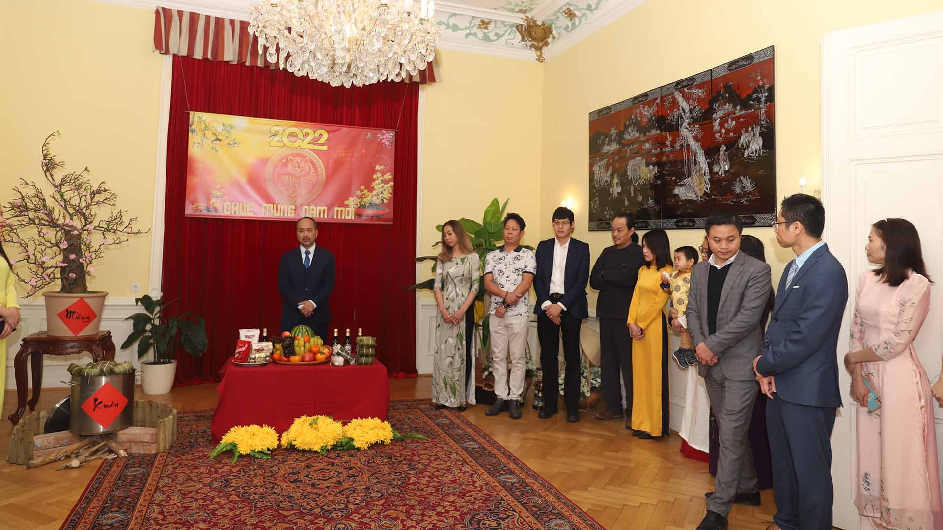 Đại sứ Nguyễn Trung Kiên phát biểu