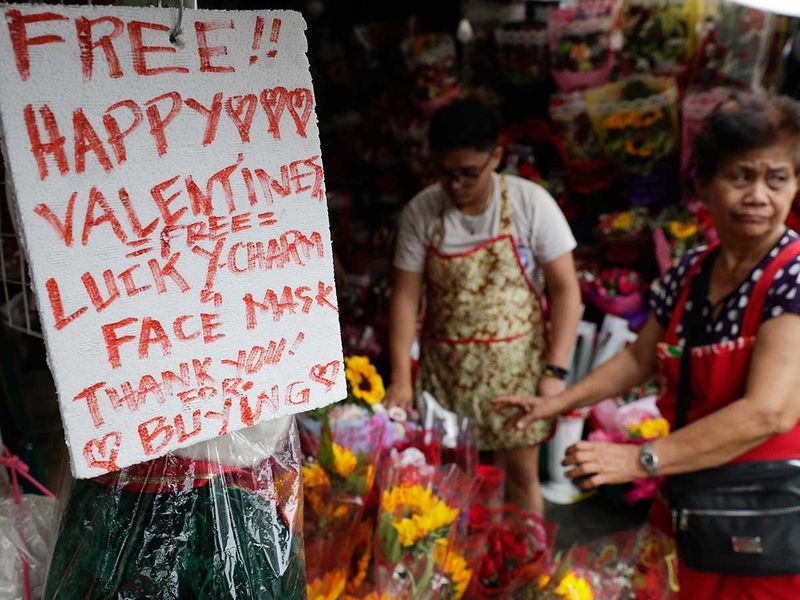 hoa valentine mua phong chong covid 19