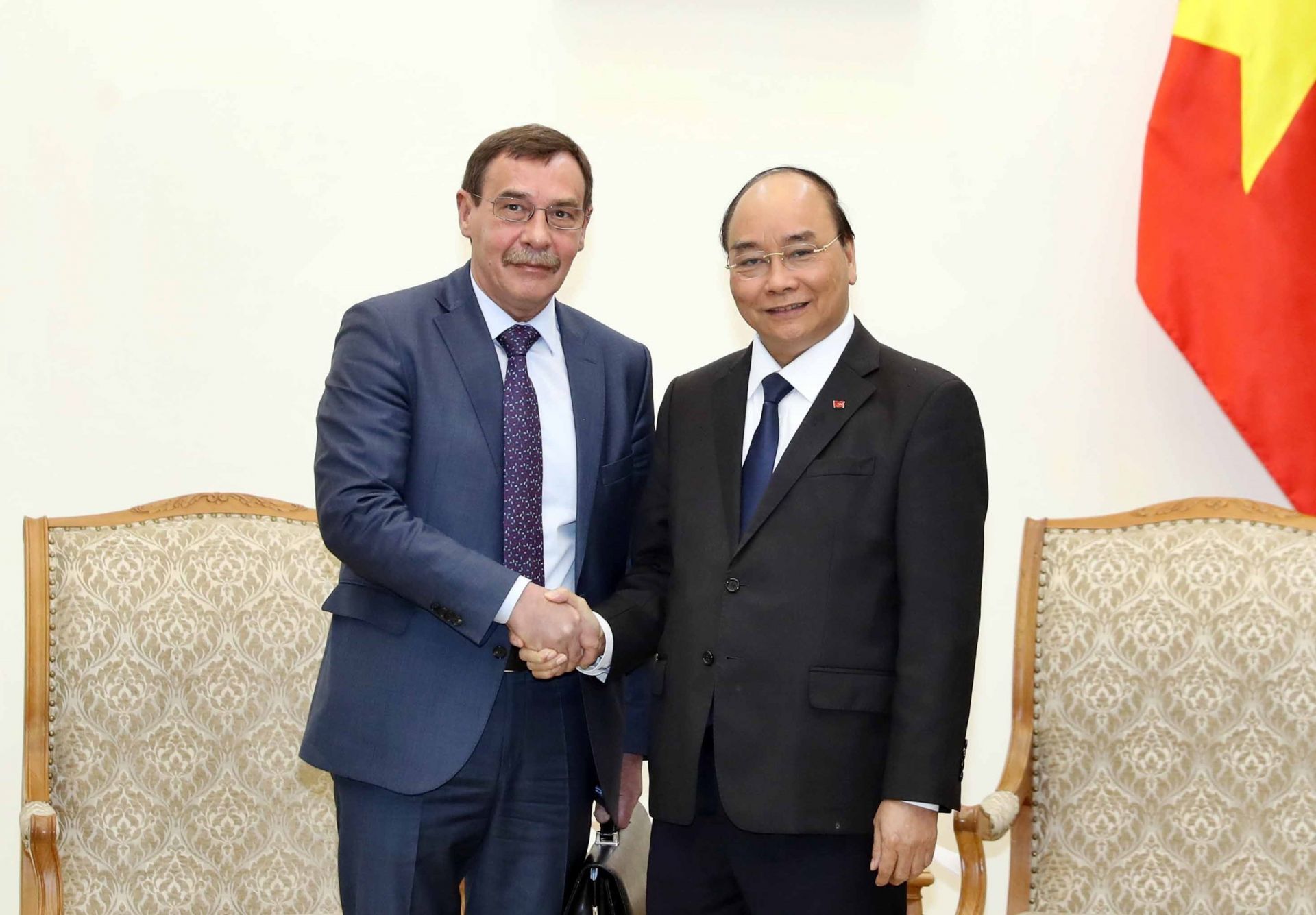 Thủ tướng Nguyễn Xuân Phúc tiếp Chủ tịch Cơ quan Chống tham nhũng LB Nga