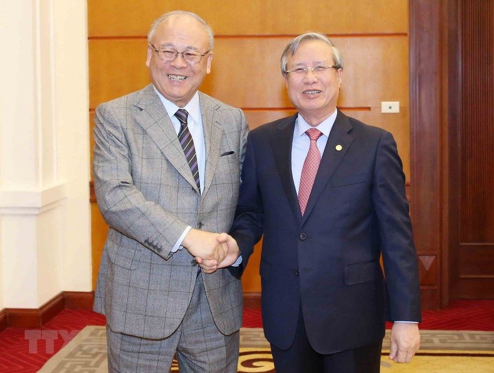 Thường trực Ban Bí thư tiếp Cố vấn đặc biệt Liên minh Nghị sỹ hữu nghị Nhật-Việt