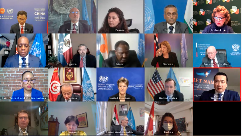 Hội đồng Bảo an thông qua Tuyên bố Chủ tịch về tình hình Tây Phi và Sahel, thảo luận về vấn đề vũ khí hoá học tại Syria và tình hình Ethiopia Hội đồng Bảo an thông qua Tuyên bố Chủ tịch về tình hình Tây Phi và Sahel, thảo luận về vấn đề vũ khí hoá học tại Syria và tình hình Ethiopia