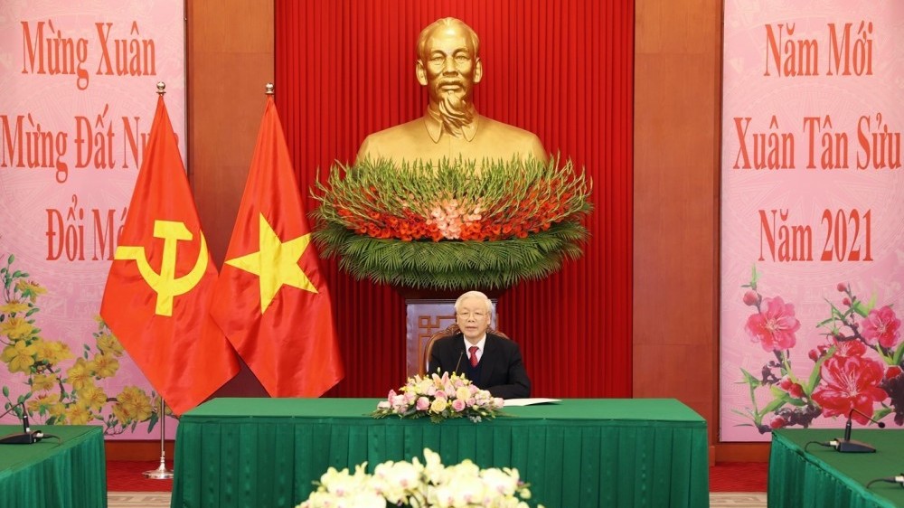 Tổng Bí thư, Chủ tịch nước Nguyễn Phú Trọng điện đàm với Bí thư thứ nhất Đảng Cộng sản Cuba Raul Castro