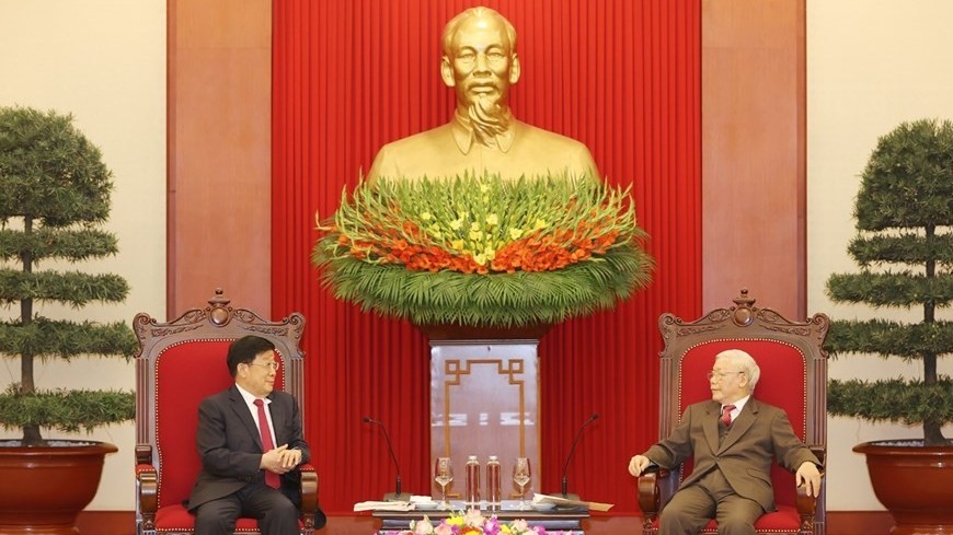 Tổng Bí thư, Chủ tịch nước Nguyễn Phú Trọng tiếp Ủy viên Quốc vụ, Bộ trưởng Bộ Công an Trung Quốc