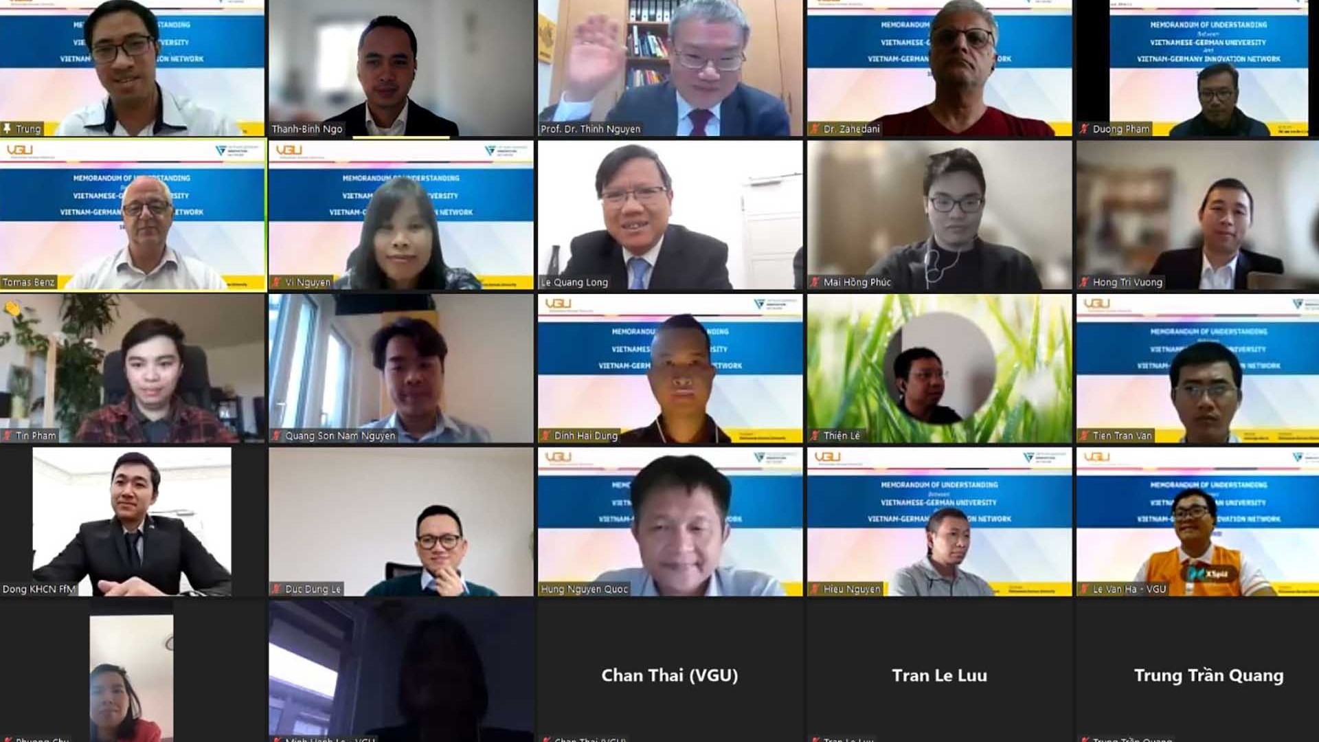 Trường Đại học Việt Đức và Mạng lưới đổi mới sáng tạo Việt Đức ký biên bản ghi nhớ hợp tác