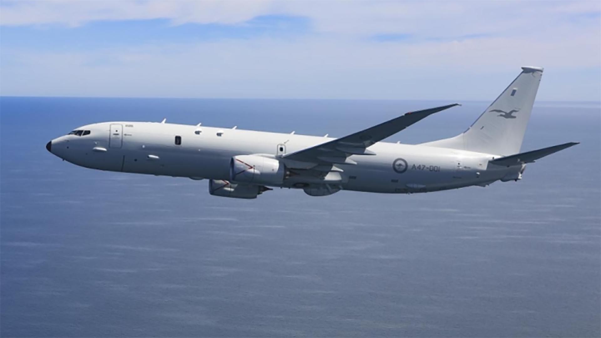 Máy bay tuần tra săn ngầm P-8 của hải quân Australia. (Ảnh: Bộ Quốc phòng Australia)