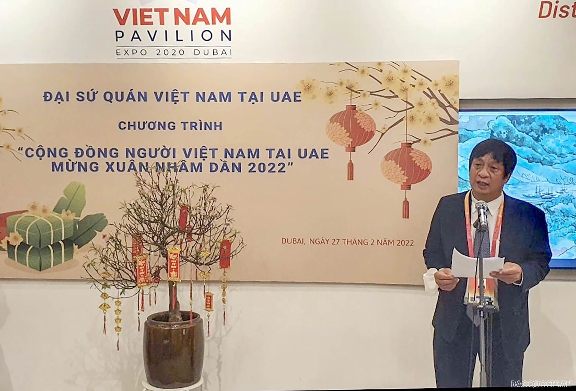 Đại sứ Nguyễn Mạnh Tuấn phát biểu tại sự kiện.