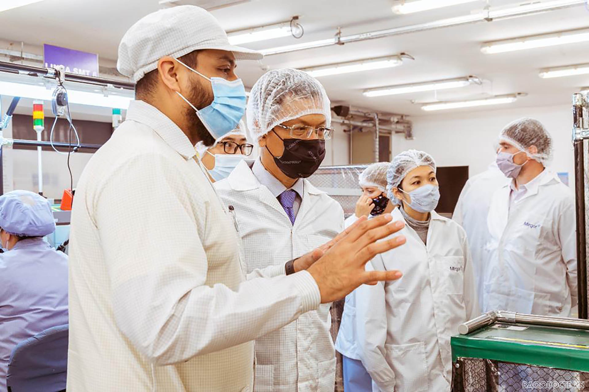 Đại sứ Dương Quốc Thanh thăm khu công nghiệp Rio Grande tại tỉnh Tierra del Fuego. 