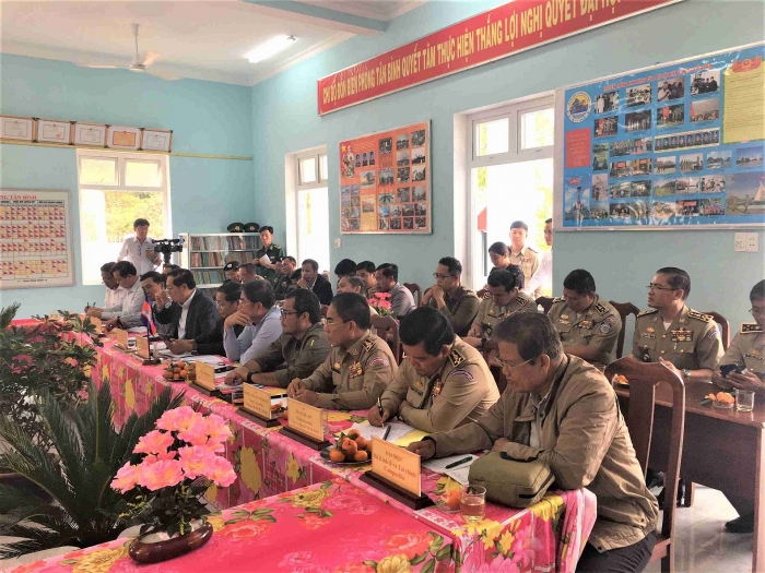 Họp song phương chuẩn bị Lễ khai trương cặp cửa khẩu quốc tế Tân Nam–Mơn Chây hop song phuong chuan bi le khai truong cap cua khau quoc te tan nam mon chay