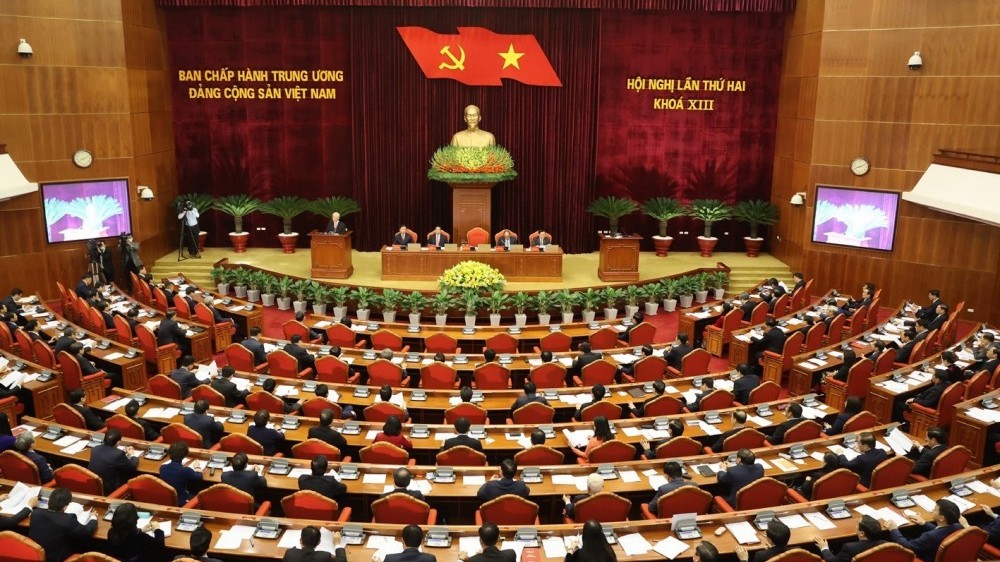 Thông cáo báo chí về ngày làm việc thứ nhất Hội nghị Trung ương 2, khóa XIII