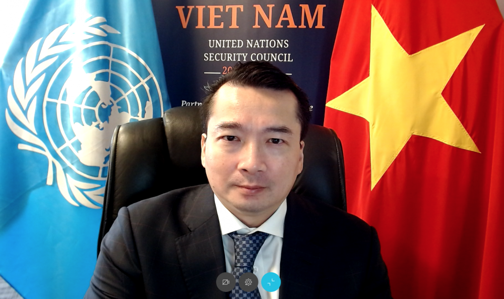 Đại sứ Phạm Hải Anh, Phó Trưởng Phái đoàn Việt Nam tại LHQ, phát biểu Đại sứ Phạm Hải Anh, Phó Trưởng Phái đoàn Việt Nam tại LHQ, phát biểu