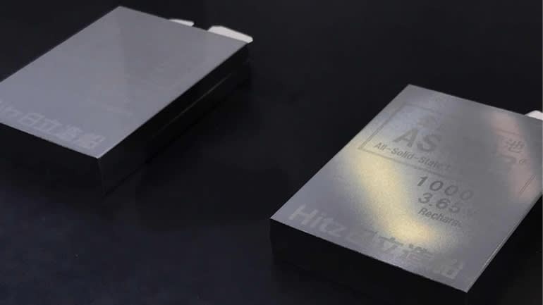 Pin thể rắn của Hitachi Zosen có thể hoạt động trong nhiều môi trường khắc nghiệt, kể cả ngoài vũ trụ. (Nguồn: Nikkei Asia) Pin thể rắn của Hitachi Zosen có thể hoạt động trong nhiều môi trường khắc nghiệt, kể cả ngoài vũ trụ. (Nguồn: Nikkei Asia)