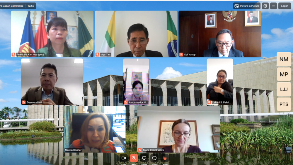 Ngày 22/3, nhóm Đại sứ các nước ASEAN tại  Brazil gồm 7 nước đã tổ chức cuộc họp với Thứ trưởng Bộ Ngoại giao Brazil Marcia Donner Abreu