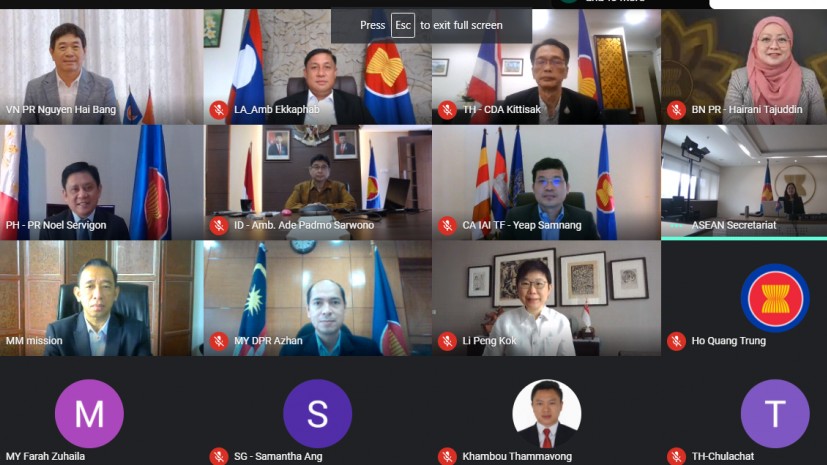 Đại sứ Nguyễn Hải Bằng chủ trì cuộc họp lần thứ 63 Nhóm Đặc trách Sáng kiến Liên kết ASEAN