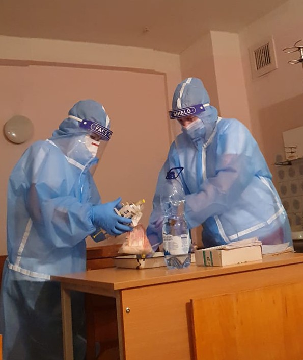 Hình ảnh y bác sĩ và bệnh viện ở Kiev. (Ảnh: NVCC)