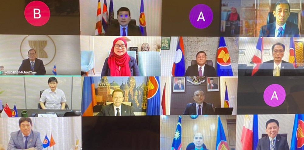 Đại sứ Nguyễn Hải Bằng, đại diện đoàn Việt Nam đã tham dự cuộc họp lần thứ 19 của Ủy ban hợp tác chung ASEAN-Nga.