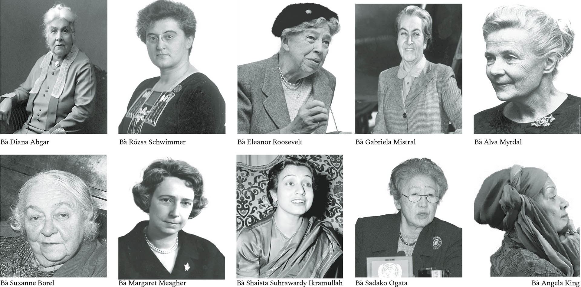 10 ‘bóng hồng’ ngoại giao có tầm ảnh hưởng trên thế giới