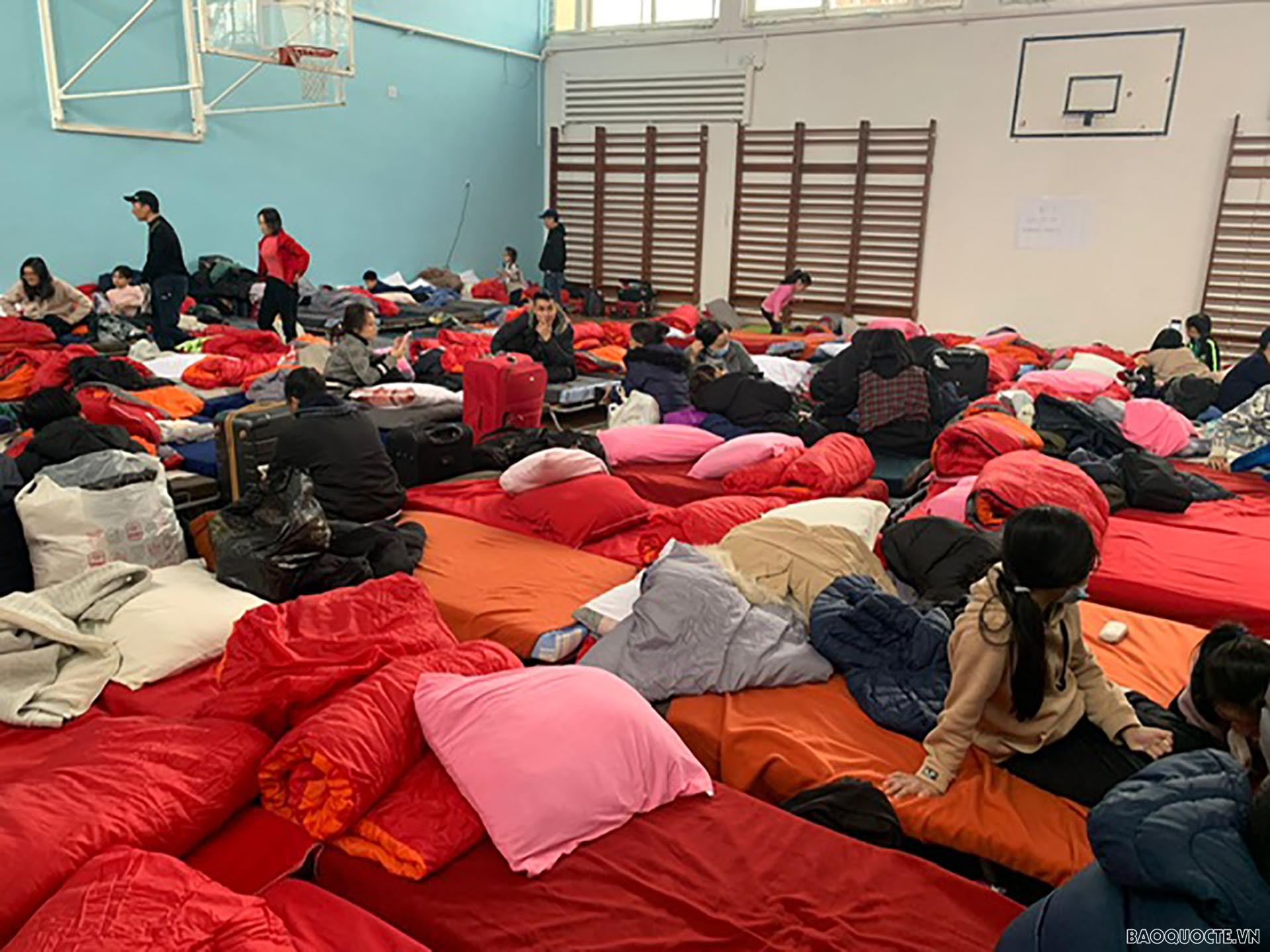 Một điểm tại nơi sơ tán của người Việt ở Bucharest.