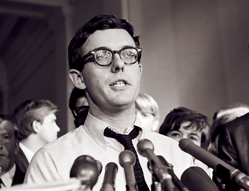 Một bức ảnh của Rennie Davis được chụp vào 1/10/1968.