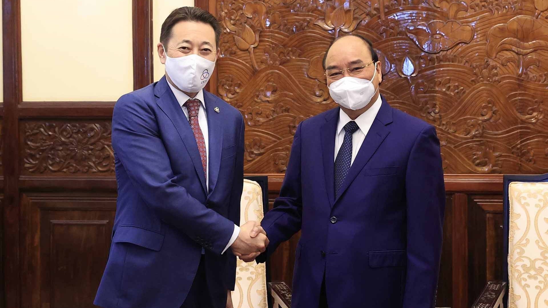 Chủ tịch nước Nguyễn Xuân Phúc tiếp Giám đốc điều hành Ban thư ký CICA