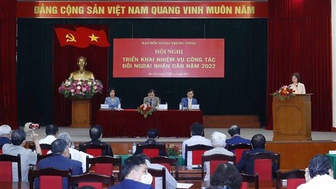 Ban Đối ngoại Trung ương tổ chức Hội nghị triển khai nhiệm vụ công tác đối ngoại nhân dân năm 2022