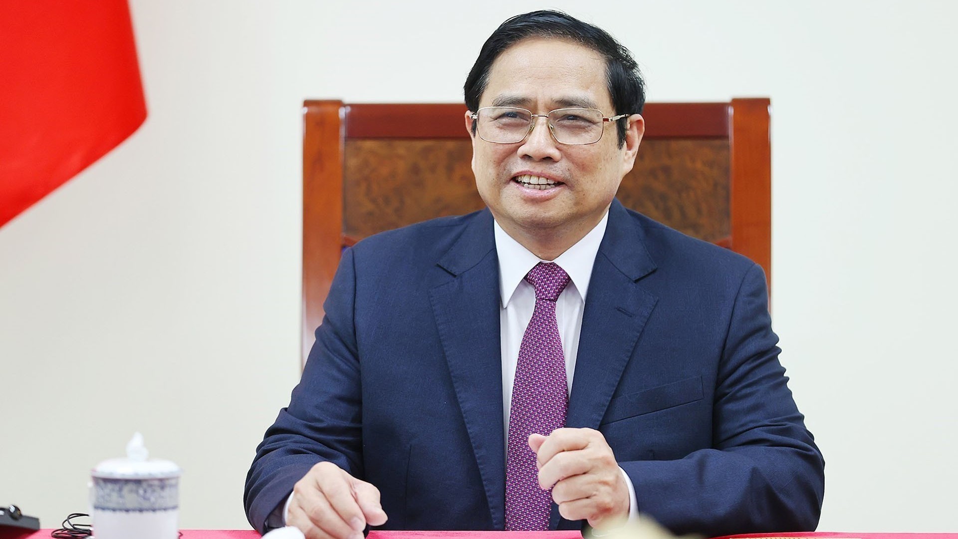 Thủ tướng Phạm Minh Chính đề nghị WEF tiếp tục đồng hành, hỗ trợ Việt Nam