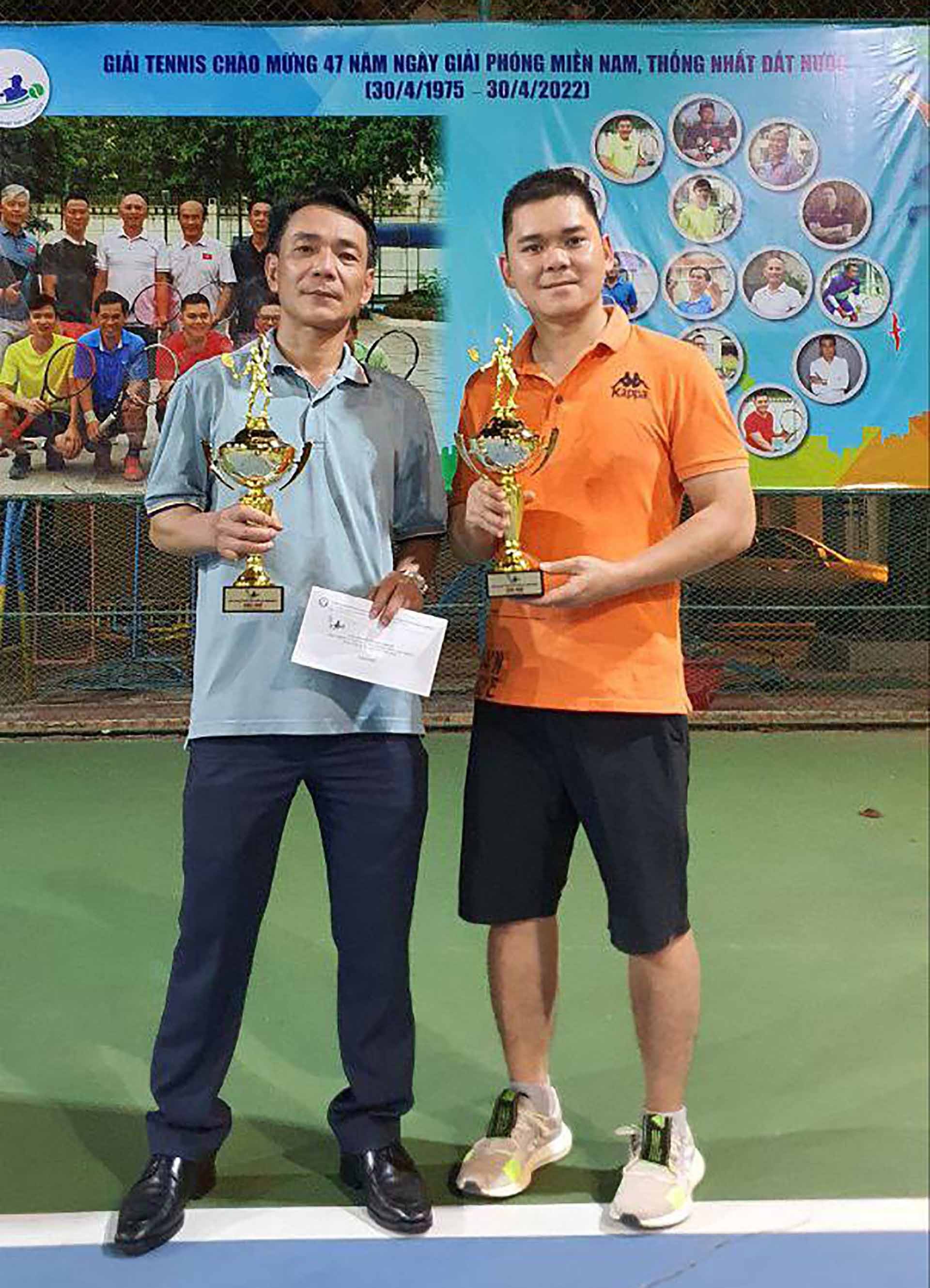 Giải tennis chào mừng 47 năm ngày thống nhất đất nước tại Campuchia