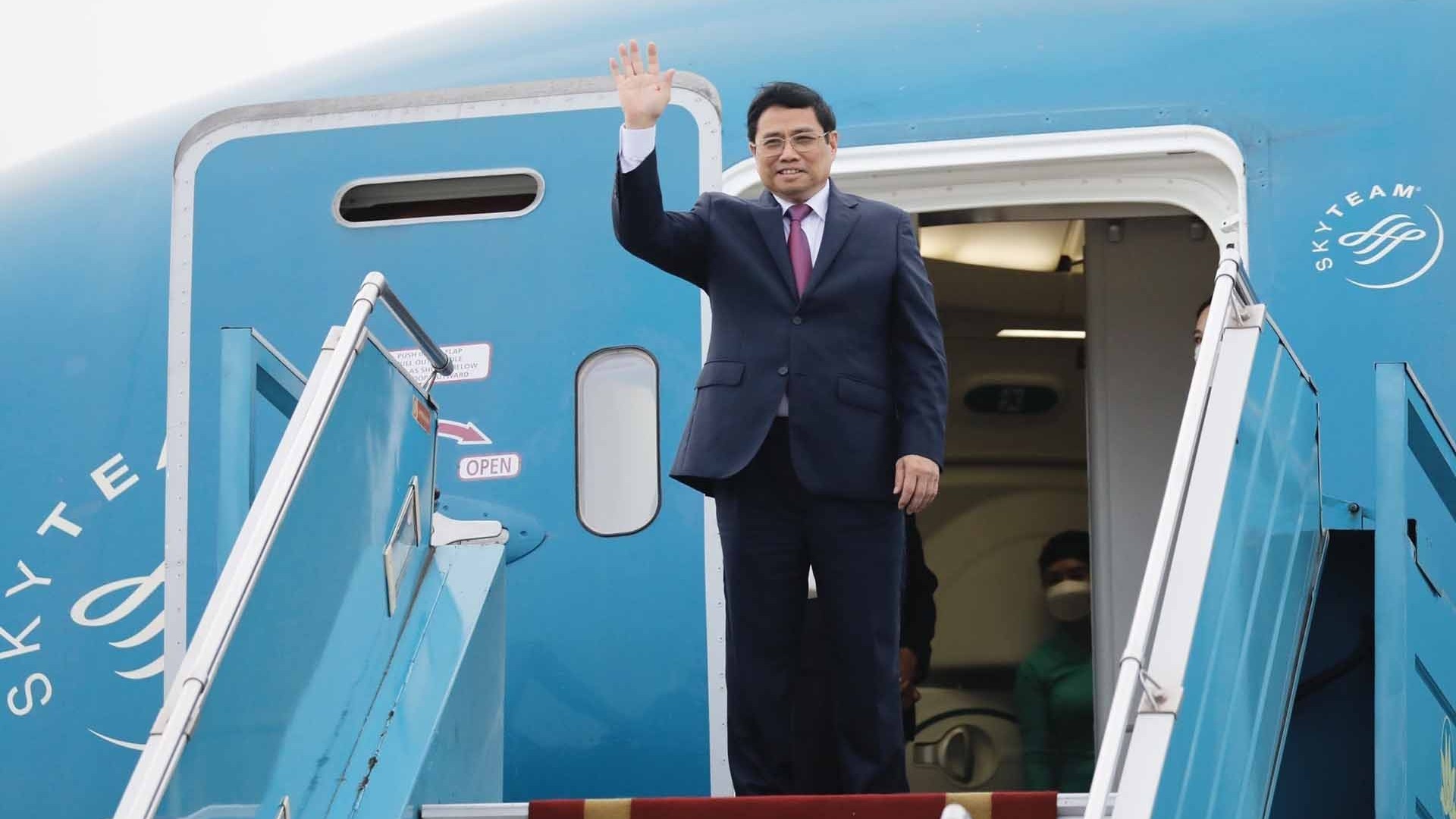 Thủ tướng Phạm Minh Chính lên đường dự Hội nghị Cấp cao đặc biệt ASEAN-Hoa Kỳ và thăm, làm việc tại Hoa Kỳ và Liên hợp quốc