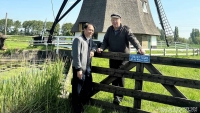 Đại sứ Phạm Việt Anh thăm mô hình quản lý nước tại Zevenhuizen, Hà Lan