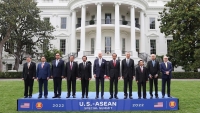 Hình ảnh Thủ tướng Phạm Minh Chính cùng các nhà lãnh đạo ASEAN dự chiêu đãi của Tổng thống Hoa Kỳ