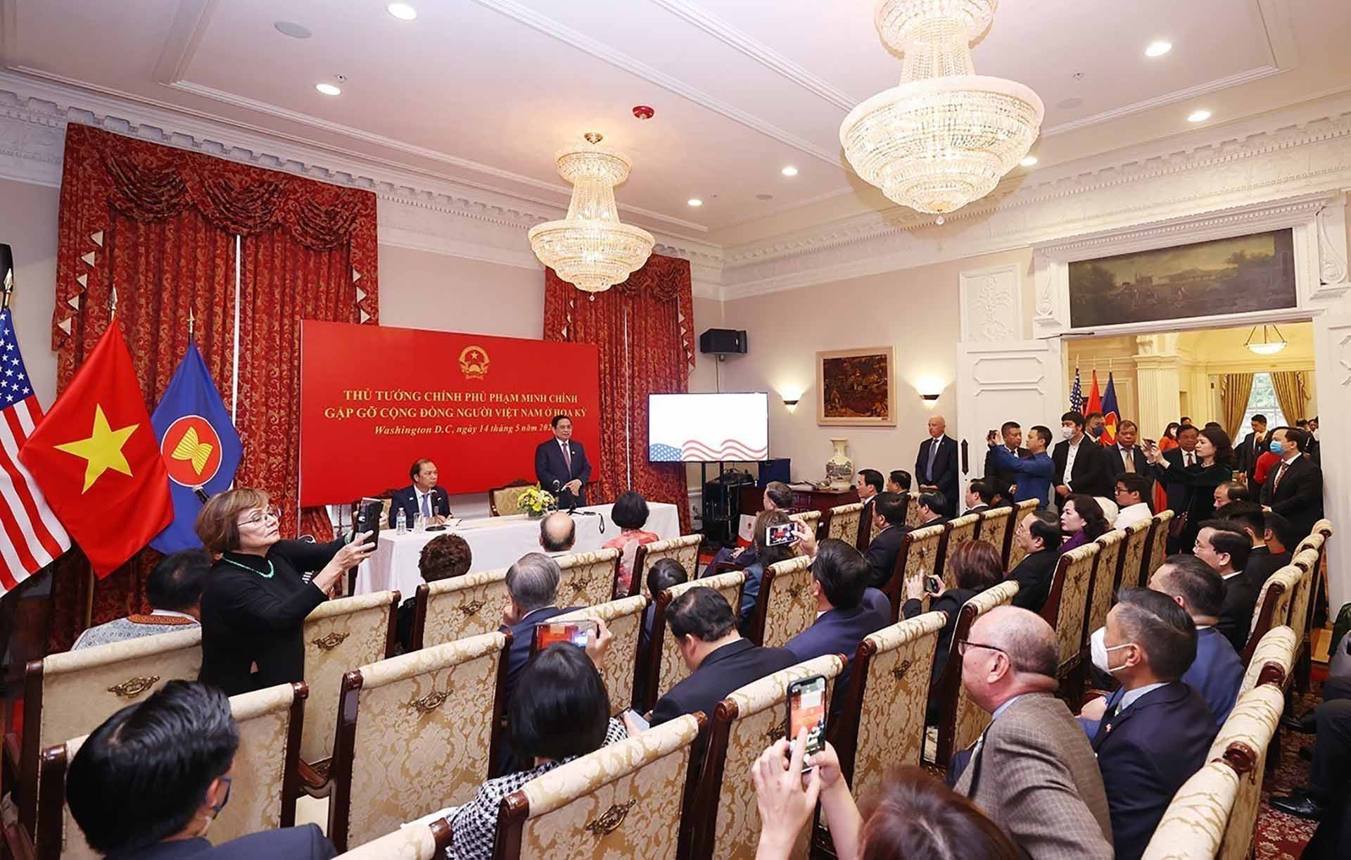 Quang cảnh cuộc gặp. (Nguồn: TTXVN)