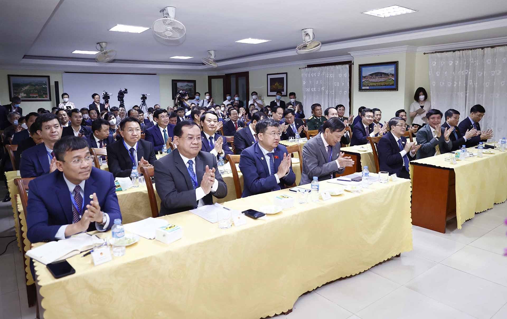 Đại biểu dự cuộc gặp. (Nguồn: TTXVN)